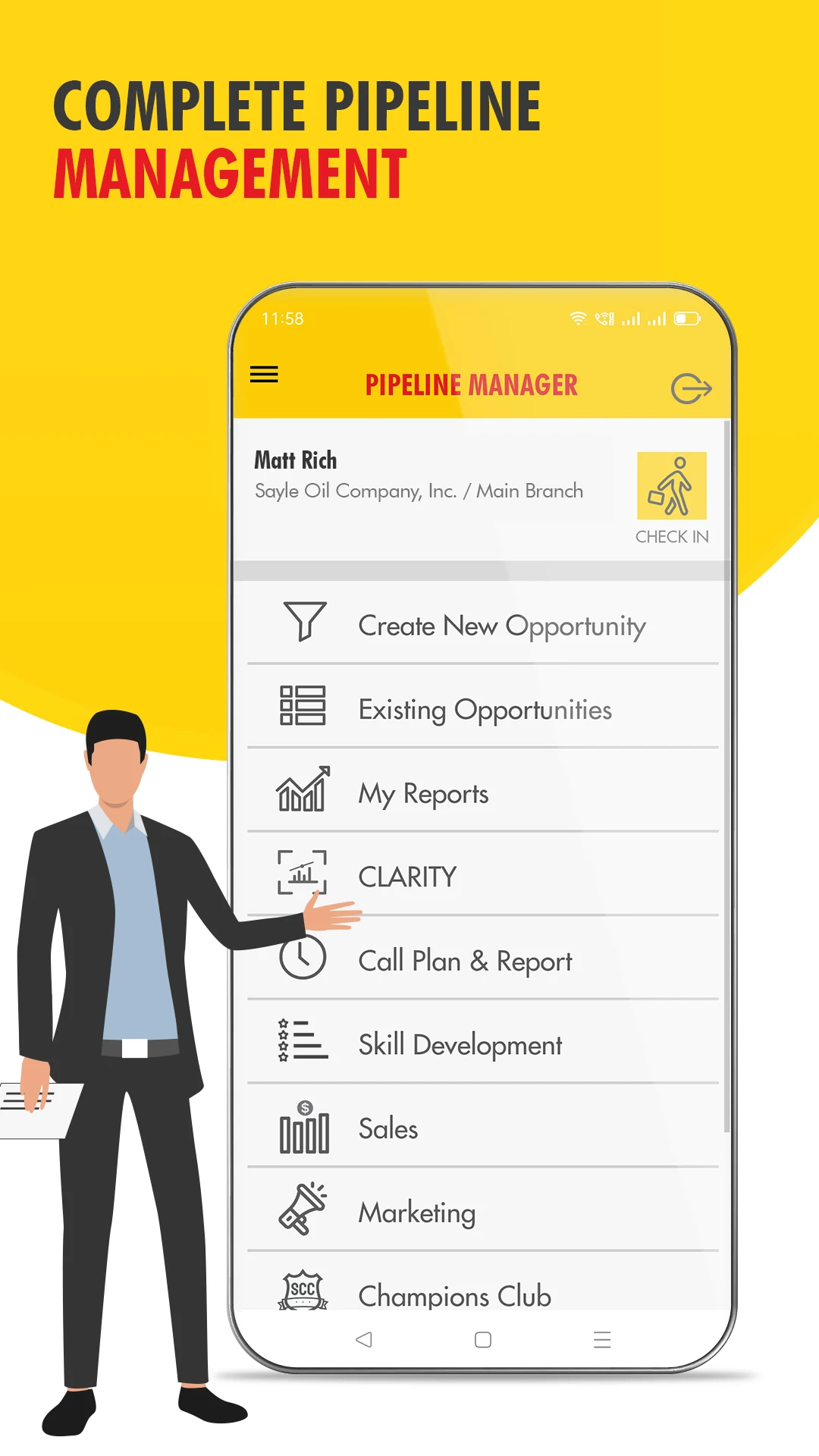 PIPELINE MANAGER screenshot