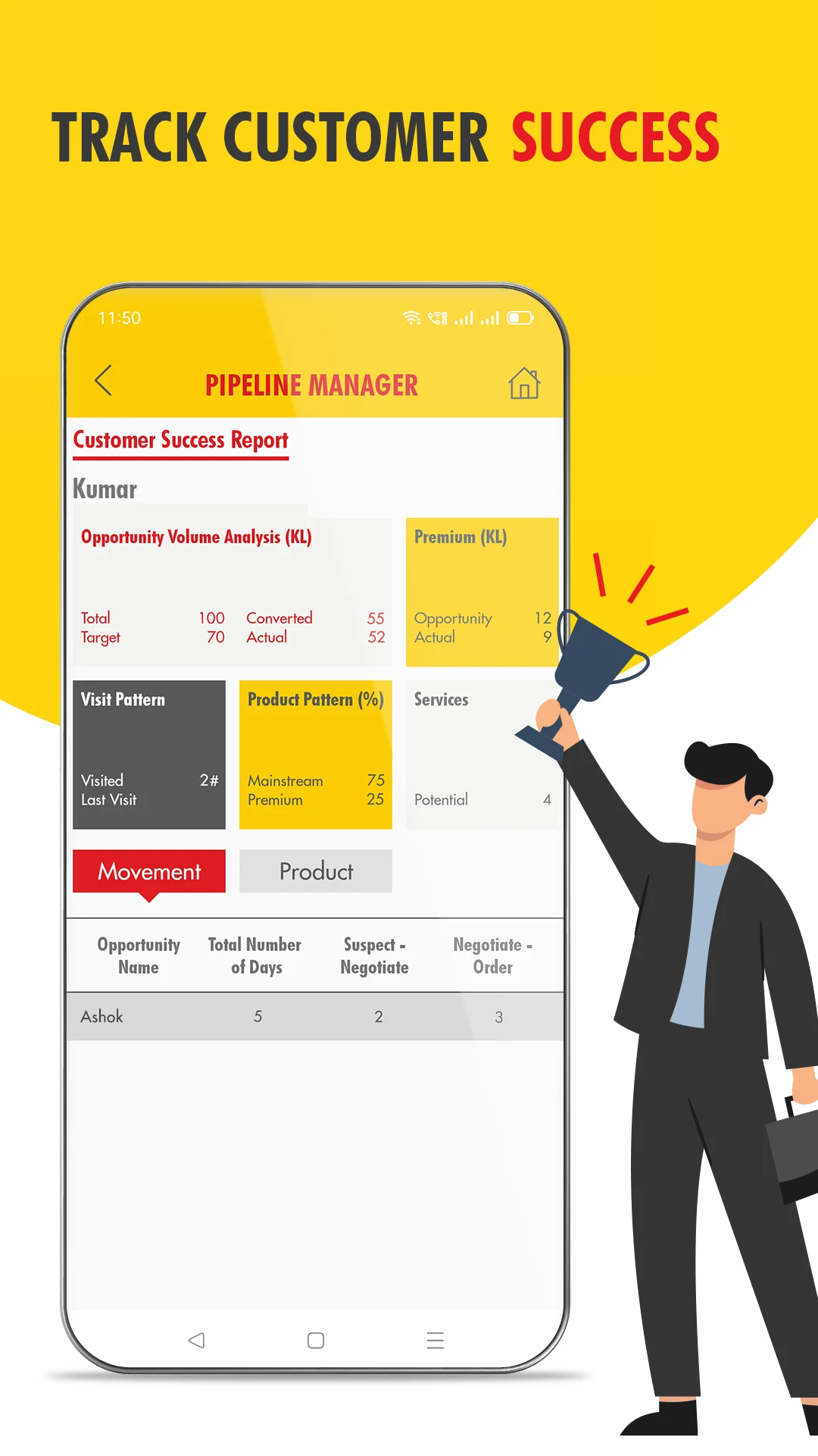 PIPELINE MANAGER screenshot