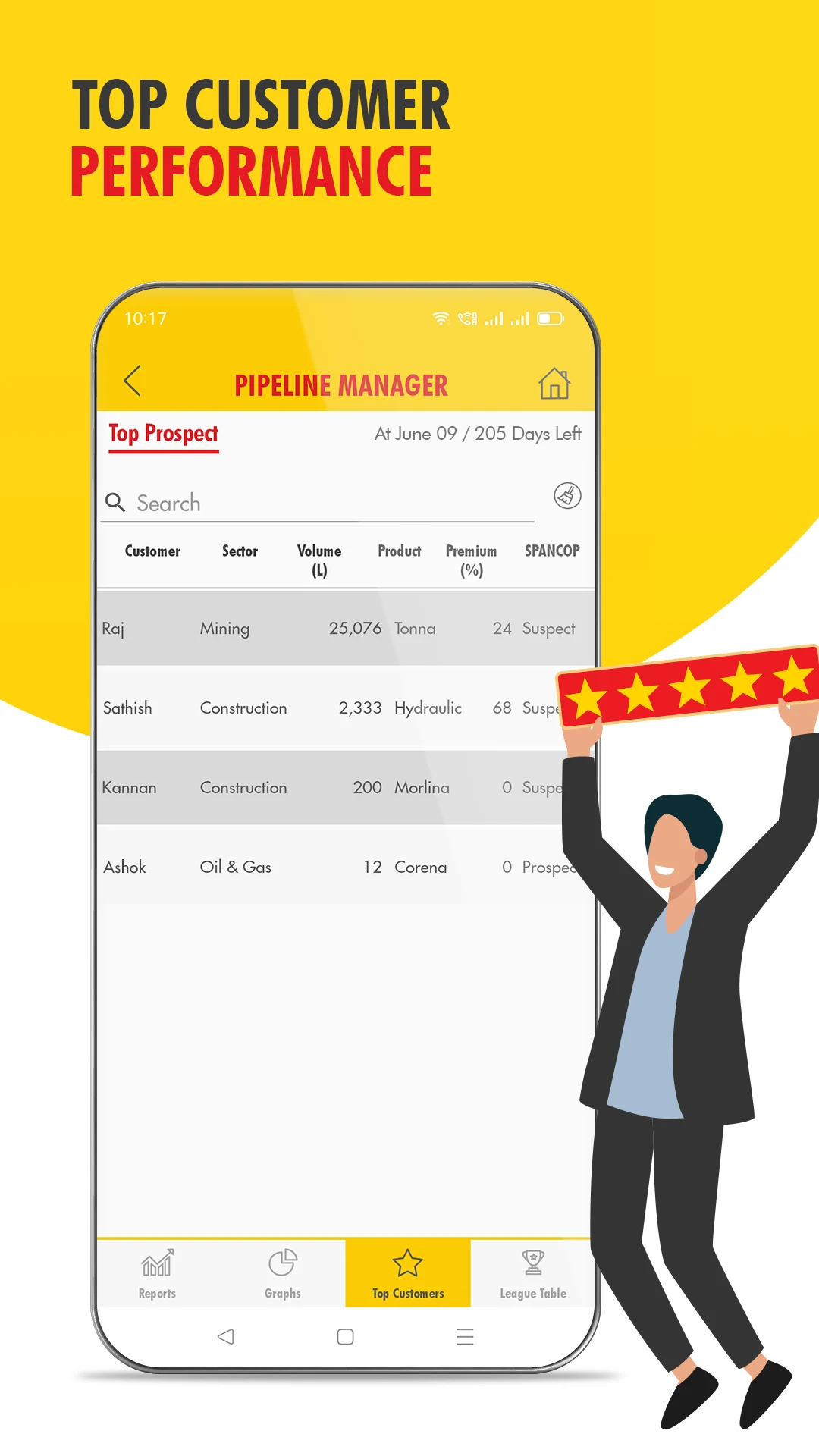 PIPELINE MANAGER screenshot